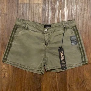Army green khaki shorts